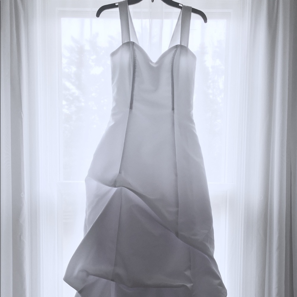 Classic Bright White Wedding Gown